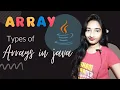 Array in java full in hindi with full placement course
