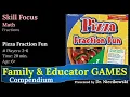 Pizza Fraction Fun Math Skill Focus