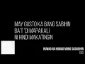 SUD - Huwag Na Huwag Mong Sasabihin (Lyrics)