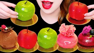 ASMR VIRAL BEAUTIFUL DESSERTS *FRUIT PASTRIES* EATING SOUNDS MUKBANG