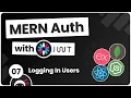 MERN Authentication Tutorial - Logging Users In