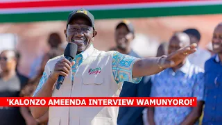 LEO KALONZO AMEENDA KUFANYISHWA INTERVIEW NA GACHAGUA!' Pres Ruto announces in Makueni🔥
