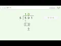 Long Division Problem Step-by-Step Solution