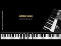 October Leaves - Jazz piano improvisation