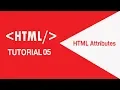 HTML-tutorial for beginners 05 HTML Attributes