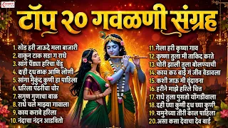 Top 20 Gavlani | टॉप २० गवळणी संग्रह Krishna Gavlani सोड हरी जाऊदे मला बाजारी | गेला हरी कुण्या गावा