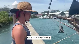 Grail Dancer alongside in Port Moresby