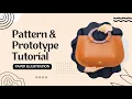 Tote Handbag Pattern Paper Prototype bag