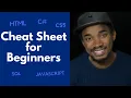 Cheat Sheet for Beginners Software Development