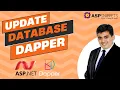 Update using Dapper in ASP Net