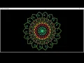 Relaxing Mandala Animation with Python Turtle