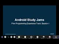 Android Study JAM Session-2 Prior Programming Track