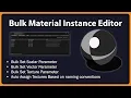 UE5 Bulk Material Instance Editor