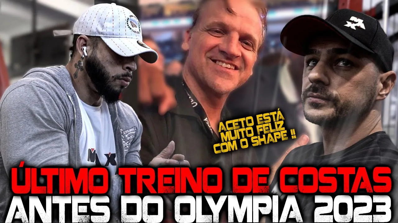 RAMOND DINO FEZ SEU ÚLTIMO TREINO DE COSTAS ANTES DO OLYMPIA 2023 !!!