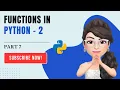 Functions in Python Python Tutorial for Beginners musicNlogic