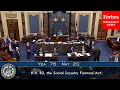 BREAKING NEWS Senate Passes The Social Security Fairness Act