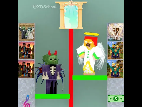 Angel Herobrine Green or Demon Zombie—which one will win?
