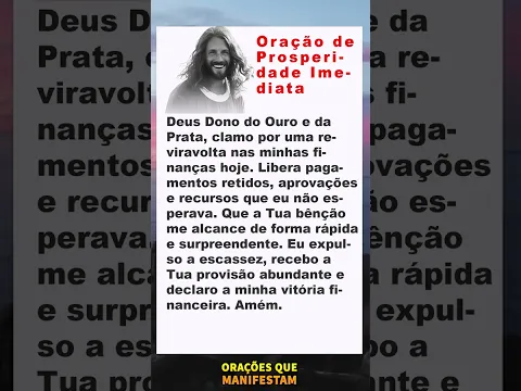 ✨ Oração de Prosperidade Imediata