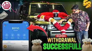 I Withdraw $5,000 From Quotex | How to Withdraw Money Forex Trading