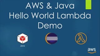 AWS Hello World lambda function using Java and Eclipse AWS Java Tutorial AWS Lambda With Java