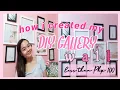 DIY GALLERY WALL less than Php 100 WALL DECOR HAPPY 1K SUBSCRIBERS