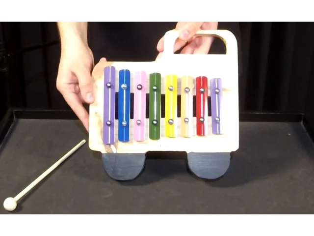 Metalofone JOG Vibratom Caminhão P2233 Teclas Coloridas e