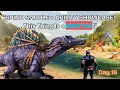 Day 16 I made SPINO SADDLE and checked ABILITIES This Thing Is a MONSTER Ark mobile