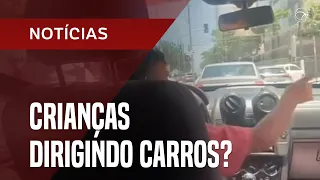 Crianças ao volante, só que não: influenciadores maiores de idade bombam nas redes