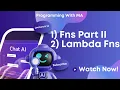 Learn Scope in Python Functions Nested Functions Lambda Introduction Urdu Hindi