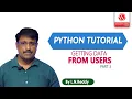 Getting Data From Users Python Tutorial Part-3 By L N Reddy B Wisdom Jobs