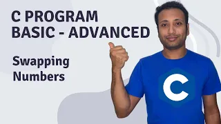 C Program English Tutorial 31 Swapping Numbers