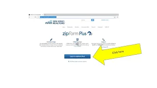 Zipforms First Time Log in