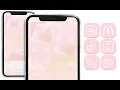 Soft pastel fashion app icons