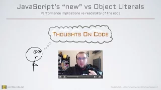 JavaScript new vs Object Literals Performance