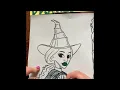 I made wicked coloring pages