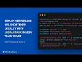 Deploy Serverless URL Shortener locally with LocalStack in less than 10 min