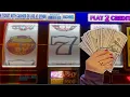 Risked 1200 in 25 Triple Red Hot 7s Slot Machine 2 Handpays