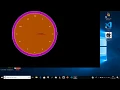 How to create clock using c program