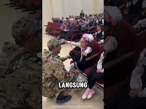 Ayah Tentara ini Datang Buat Ngejutin Putri Kecilnya di Sekolah... Endingnya Bikin Haru!
