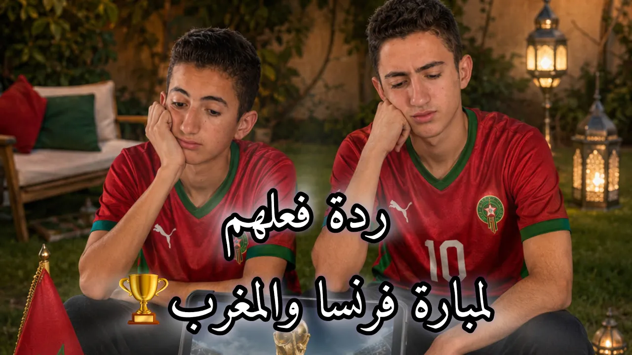 ردة فعلهم لمبارة فرنسا والمغرب 🏆كيف قدرنا نشاهد المبارة رغم انعدام الكهرباء⁉️