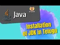How to Install JDK Java in windows - Telugu IM CSEIAN