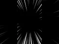 Anime Speed Line Effect Animation On Black Background | Speed line motion | #shorts