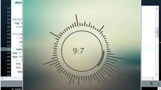 Sound visualization in Processing
