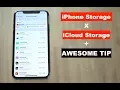 iPhone Storage x iCloud Storage AWESOME Tip