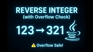 Reverse Integer in Java Clean Easy LeetCode Solution Explained Real Software engineer POV