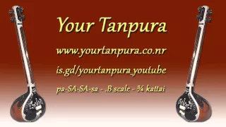 your tanpura b scale 0 75 kattai