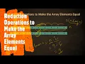 Reduction Operations to Make the Array Elements Equal LeetCode Weekly Contest 244 Coders Camp