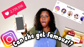 SHE WANTS TO BE INSTAGRAM FAMOUS!