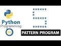 Python Pattern Programs Printing Stars in 5 Shape