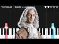 Download Lagu Antonio Vivaldi - Winter 1st Movement from (‘The Four Seasons’) | EASY Piano Tutorial